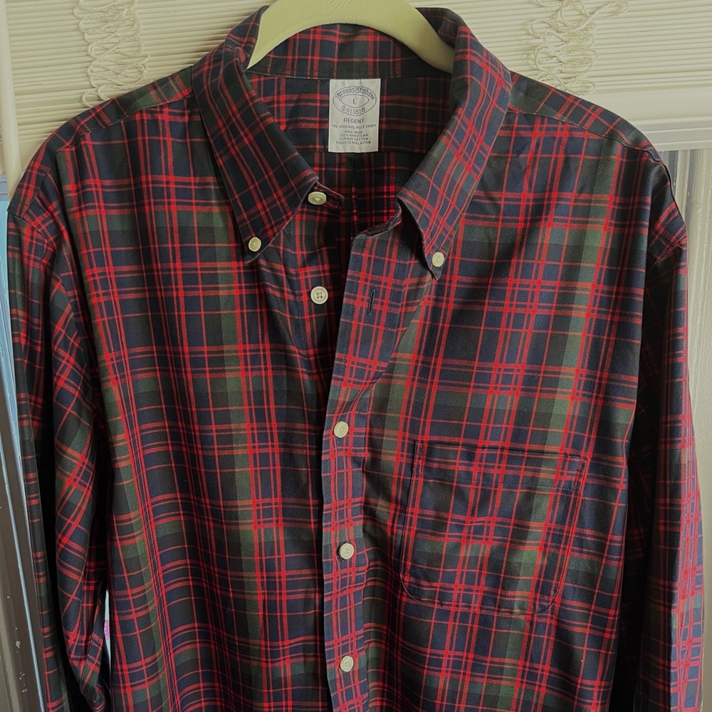 Brooks Brothers Dress Shirt (Large)